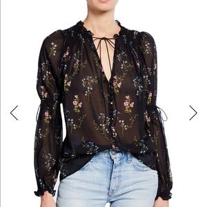 For Love And Lemons Tops - For love and lemons floral blouse For Love And Lemons Tops - For love and lemons floral blouse